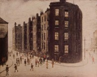 Dwellings, by LS Lowry